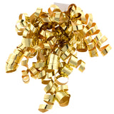 12ct Curly Bows Glossy Gold