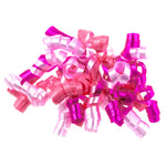 12ct Curly Bows Hot Pink