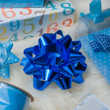 12ct Gift Bows Metal Royal Blue
