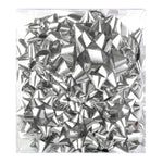 12ct Gift Bows Metal Silver