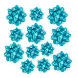12ct Gift Bows Teal Green