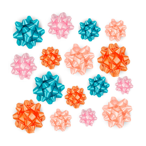 16ct Gift Bows Assort Candy Colors