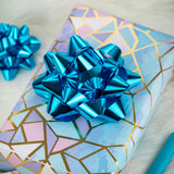 16ct Gift Bows Assort Metal Colors
