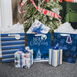 wrapaholic-assort-large-christmas-gift-bag-navy-blue-deer-3-pack-10x5x13-8