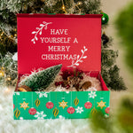 wrapaholic-christmas-collapsible-gift-box-with-magnetic-closure-red-green-christmas-ornaments-design-14x9x4-3-inch-6