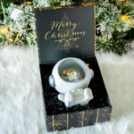 wrapaholic-christmas-collapsible-gift-box-with-magnetic-closure-black-and-gold-stripe-design-8x8x4-inch-6