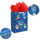 wrapaholic-13-inch-large-gift-bag-with-birthday-card-tissue-paper-for-boy-dinosaur-astronaut-design-for-boys-3