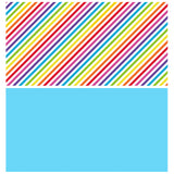 WRAPAHOLIC Reversible Wrapping Paper with Rainbow Stripe Design - 30 Inch X 100 Feet Jumbo Roll