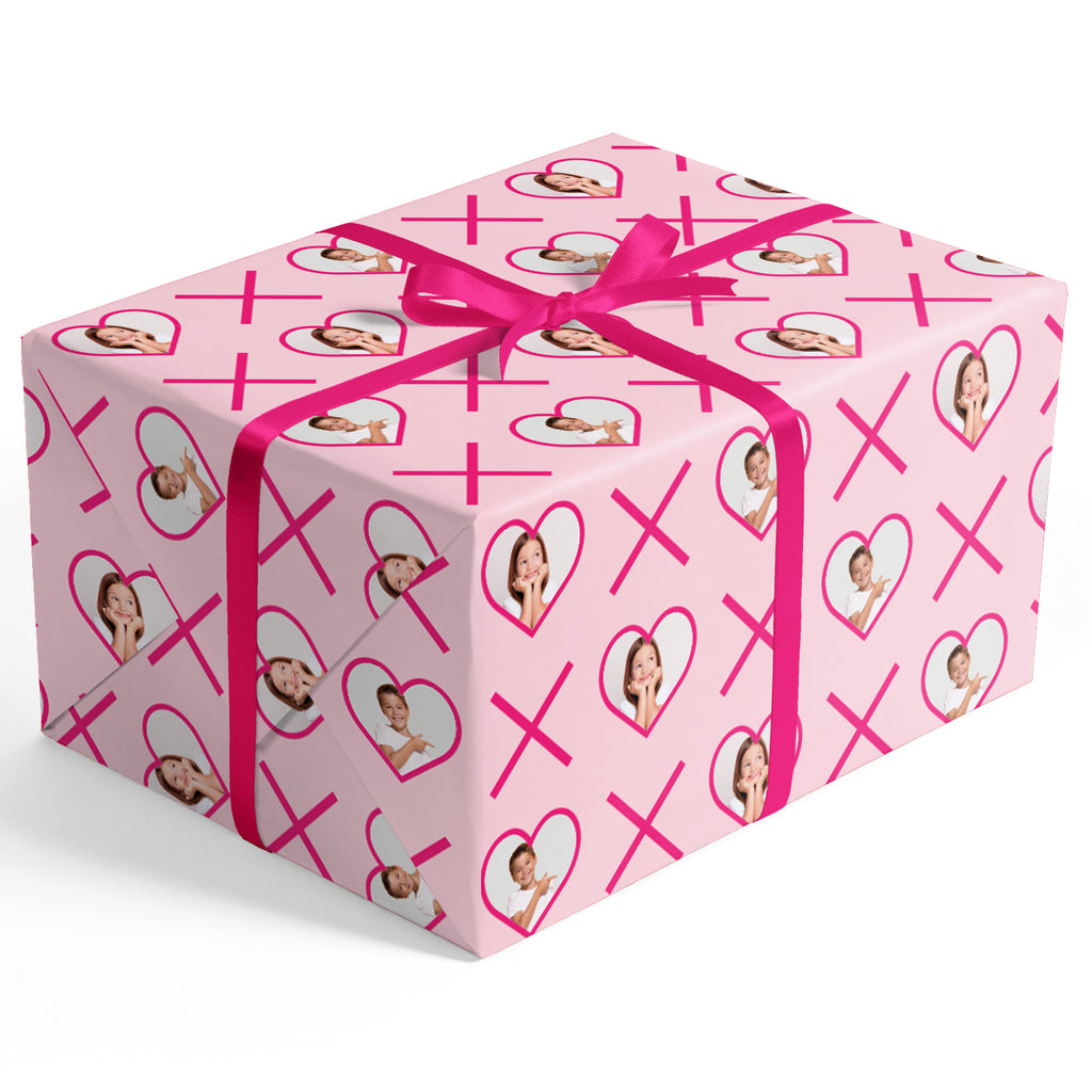 Custom gift wrapping paper by Gift Wrap My Face - Birthday