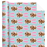 23inch_Custom_Family_Photo_Wrapping_Paper_Pink_Rabbit_Easter-1