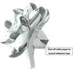24ct Gift Bows Glossy Silver