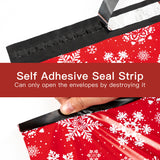 25-pack-christmas-poly-mailers-seal-mailing-envelopes-red-snowflake-design-19-x-24-inches-5