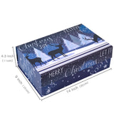 wrapaholic-christmas-collapsible-gift-box-with-magnetic-closure-reindeer-christmas-tree-design-14x9x4-3-inch-2