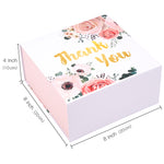 wrapaholic-8x8x4-inch-Magnetic-Closure-Box-Fresh-blooms-Thank-You-2