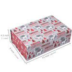 wrapaholic-christmas-collapsible-gift-box-with-magnetic-closure-reindeer-and-snowflake-design-14x9x4-3-inch-2