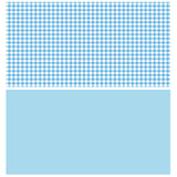 WRAPAHOLIC Reversible Blue Plaid Wrapping Paper Roll - 30 Inch X 100 Feet Jumbo Roll