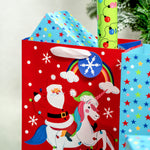wrapaholic-assort-large-christmas-gift-bag-santa-unicorn-3-pack-10x5x13-inch-7
