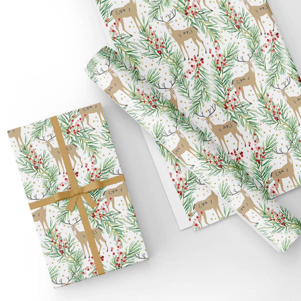 Woodland Wrapping Paper, Woodland Paper, Birthday Wrapping Paper, Wrapping  Paper Roll, Wrapping Paper For, Pretty Wrapping, Wrappingpaper 