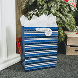 wrapaholic-assort-large-christmas-gift-bag-navy-blue-deer-3-pack-10x5x13-11
