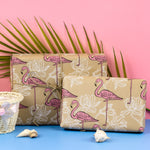 kraft-wrapping-paper-roll-pink-flamingo-and-white-flowers-24-inches-x-100-feet-8