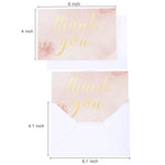 wrapaholic-Watercolor-Thank-You-Cards-Assort-12-Pack-4-x-6-inch-2