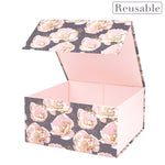 wrapaholic-8x8x4-inch-Magnetic-Closure-Box-Elegant-Floral-3