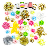 40ct Gift Bows Bright Color