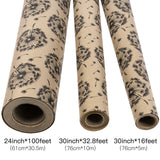 kraft-wrapping-paper-roll-dandelion-pattern-24-inches-x-100-feet-4