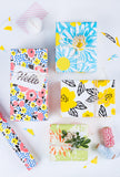 Wrapaholic-Fluorescent-Flowers-Gift-Wrapping-Paper-Roll-4-Rolls-Set-7
