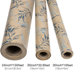 kraft-wrapping-paper-roll-blue-leaves-pattern-24-inches-x-100-feet-4