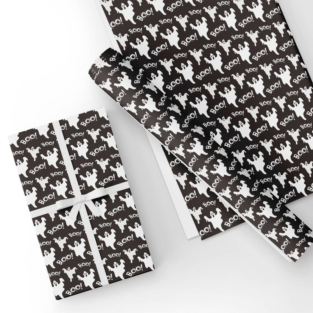 Whaline Halloween Tissue Paper - 100 Sheets Dancing Skeleton Design 13 7x19 6 Inch 232907 - View #8