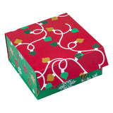 wrapaholic-christmas-collapsible-gift-box-with-magnetic-closure-red-green-christmas-ornaments-design-8x8x4-inch-1