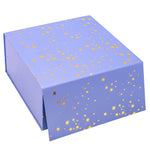 wrapaholic-8x8x4-inch-Magnetic-Closure-Box-Scattered-Stars-on-Violet-5