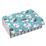 wrapaholic-christmas-collapsible-gift-box-with-magnetic-closure-polar-bear-and-stripe-design-14x9x4-3-inch-1