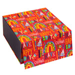 wrapaholic-8x8x4-inch-Magnetic-Closure-Box-Bright-Birthday-Patterns-5