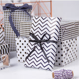Wrapaholic-Classi-Black-and -White-Pattern-Gift-Wrapping-Paper-Roll-4