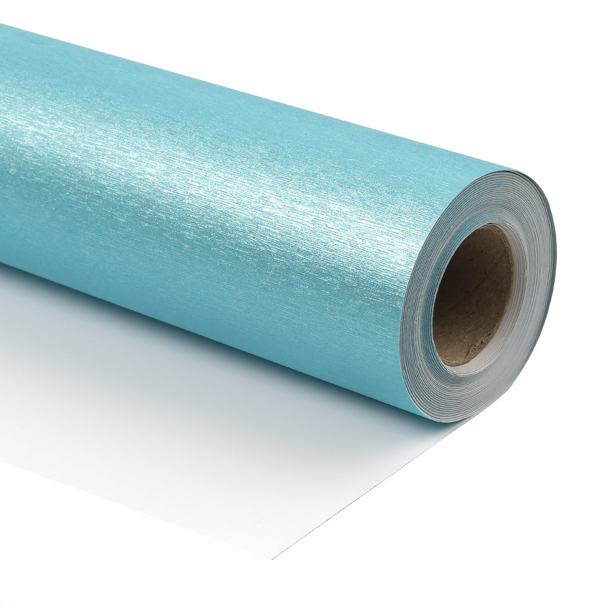 Metallic Brush Wrapping Paper Roll, Blue 16.5' – WRAPAHOLIC