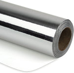 Metallic Wrapping Paper Roll, Silver