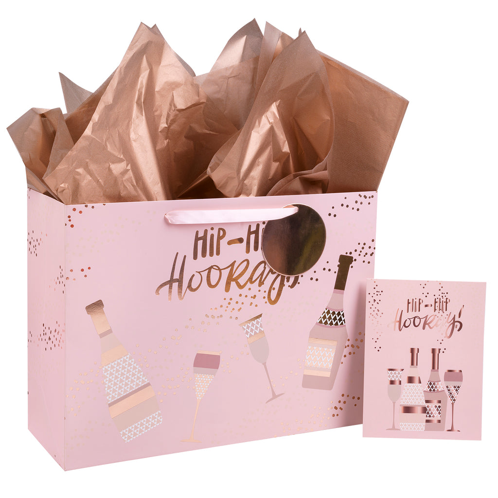 MAYPLUSS 16 Extra Large Gift Bag with Gift Card and Tissue Paper