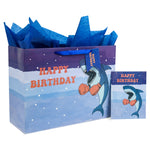 wrapaholic-16-inch-extra-large-gift-bag-with-birthday-card-tissue-paper-for-boys-shark-design-1