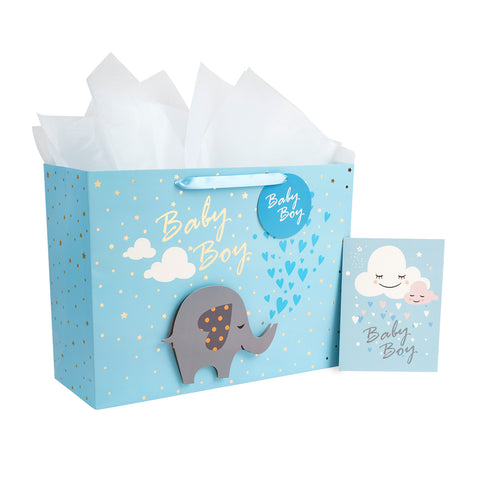wrapaholic-16-inch-extra-large-gift-bag-with-gift-card-tissue-paper-baby-boy-3d-making-design-1