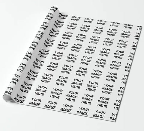 Custom Your Own Flat Wrapping Paper Roll for Your Business Commercial, Wrapping Paper Printed