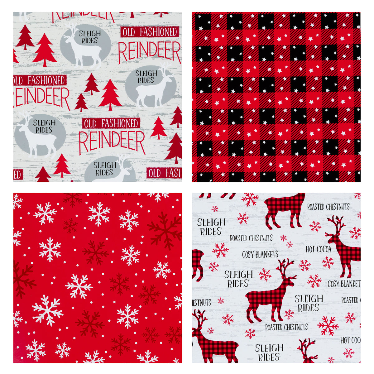 wrapaholic-christmas-old-fashion-gift-wrapping-paper-4-rolls-set-3