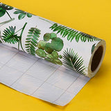 Wrapaholic-Spring-Flower-Wrapping-Paper-Roll-Banana-Leaf