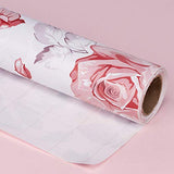 Wrapaholic-Spring-Flower-Wrapping-Paper-Roll-Painting-Rose