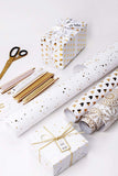 Wrapaholic-Gold-Foil-Printing-Gift-Wrapping-Paper-Roll-5-Rolls-Set-White-4
