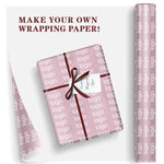 Custom Wrapping Paper Make Your Own Gift Wrap Bundle - 1000 Set