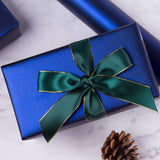 Wrapaholic-Matte-Navy-Gift-Wrapping-Paper- Navy-Blue-Lychee-Leather-Grain-3