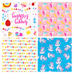 Wrapaholic-Happy-Birthday-Gift-Wrapping-Paper-Roll-4 Rolls-Set-1