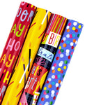 wrapaholic-Birthday-Wrapping-Paper-4-Pack-100-sq.ft.-Total-Birthday-Candles-1